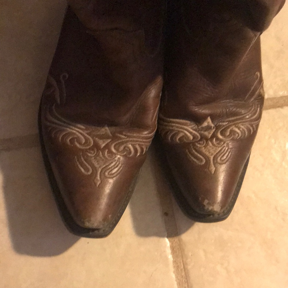 Santa Fe Cowgirl boots 👢 - Picture 2 of 8